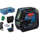 Bosch Professional GCL 2-50 G Kruislijnlaser Groen + DK 10 Plafondklem In Koffer - 0601066M02