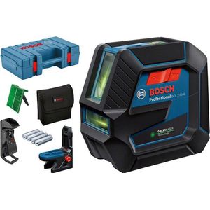 Bosch Professional GCL 2-50 G Kruislijnlaser Groen + DK 10 Plafondklem In Koffer - 0601066M02