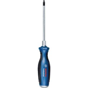 Bosch Professional 1600A01TG3 Phillips-schroevendraaier (PH2, schachtlengte: 125 mm; 1x Professional Phillips, doorlopend stalen mes en stalen kap)