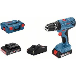 Bosch Professional GSB 18V-21 Accu klop-/schroefboormachine 18V 2.0Ah (2x) in L-Case - 06019H1109