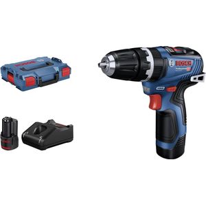Bosch Professional 12V System accuschroefklopboormachine GSB 12V-35 (draaimoment hard/zacht 20/35 Nm, incl. 2x 3,0 Ah accu, oplader GAL 12V-40, L-BOXX 102)