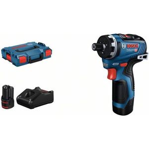 Bosch Professional 12V System accuschroefboormachine GSR 12V-35 HX (incl. 2x 3,0 Ah accu, oplader GAL 12V-40, in L-BOXX)