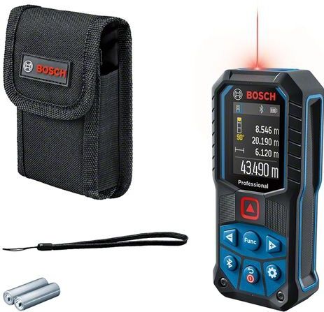 Bosch Professional GLM 50-27 C Laserafstandsmeter - 50 meter - incl Opbergtas - 2x Batterijen - Handlus