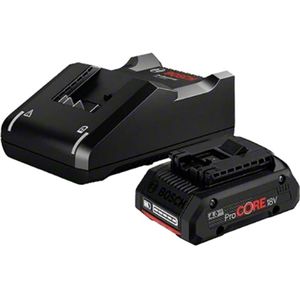Accu Starterset 18V ADVANCED (C&G 1x ProCORE18V 4,0 Ah, lader GAL 18V-40)