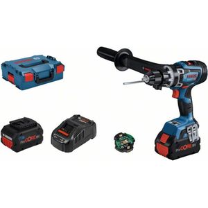 Bosch Professional GSB 18V-150 C Schroefklopboormachine - BITURBO - Met 2x 18 V accu's (8.0 Ah) en lader - in L-Boxx