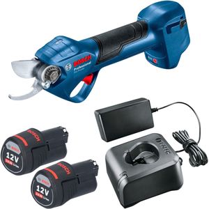 Bosch - Pro Pruner Set - Snoeischaar - Blauw - Accu 12V 2x 3.0Ah