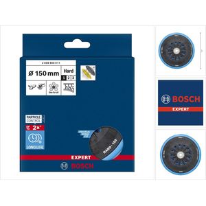 Bosch Accessories 2608900011 EXPERT multihole steunschijf voor Bosch, 150 mm, hard Diameter 150 mm