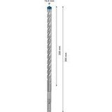 Bosch - sds plus-7X 12x200x265mm expert - 2608900110