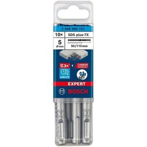 Bosch 10x Expert SDS plus-7X Hammerbohrer 5 x 50 x 115 mm - 2608900157