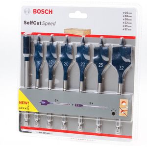 Bosch - EXPERT Self Cut Speed Speedboorset - 7-delig - 16/18/20/22/25/32 mm