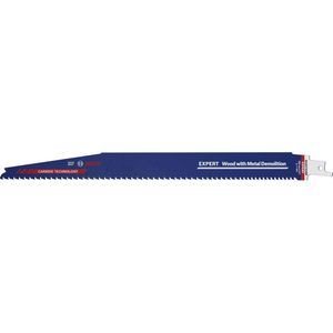 Bosch 10x EXPERT Wood with Metal Demolition S1267XHM reciprozaagblad (voor Hout met veeleisend metaal, Constructiehout met mortel en spijkers, Lengte 300 mm, Professional Accessoires Reciprozaag)