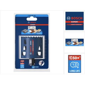 Bosch Accessories 1x Expert Tough Material gatzagen (voor Hout met metaal, Ø 67 mm, Accessories Klopboormachine)