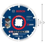 AKTION: BOSCH Trennscheibe EXPERT Diamond Metal Wheel X-LOCK mit Prämie nach Registrierung