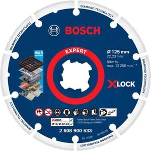 Bosch 2608900533 X-LOCK Diamantschijf Metaal - 125 X 22.23 Mm