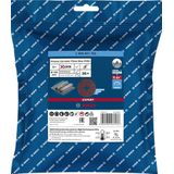 Bosch - Expert R781 X-LOCK - Keramische Prisma-Fiberschijf - 125 mm - K36 - 1 stuk