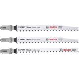 Accessories 2608900559 expert 'Wood 2-side clean' Stichsägeblatt-Set, 3-tlg., T308B/BO 3 St. - Bosch
