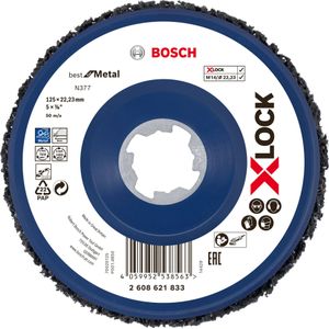 Bosch Accessories 2608621833 X-LOCK Polijstschijf Diameter 125 mm Boordiameter 22.23 mm 1 stuk(s)