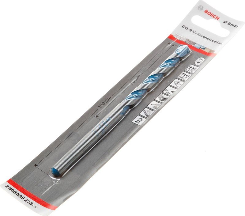 Expert CYL-9 MultiConstruction Bohrer 8 x 90 x 150 mm - 2608900622 - Bosch