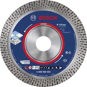 Bosch Accessories 2608900655 EXPERT HardCeramic Diamanten Doorslijpschijf Diameter 125 Mm Boordiameter 22.23 Mm Steen,