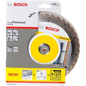 Bosch Accessoires Expert MultiMaterial diamantdoorslijpschijf 180 x 22,23 x 2,4 x 12 mm - 1 stuk(s) - 2608900662