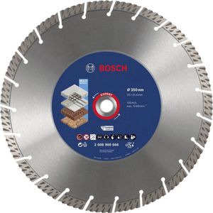 Bosch Accessoires Expert MultiMaterial diamantdoorslijpschijf 350 x 20/25,40 x 3,3 x 15 mm - 1 stuk(s) - 2608900666