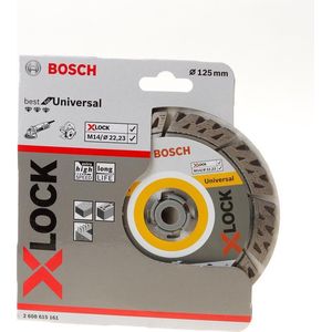 Bosch Accessories 2608900670 EXPERT MultiMaterial X-LOCK Diamanten doorslijpschijf Diameter 125 mm Boordiameter 22.23 m