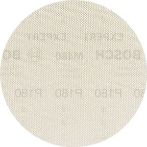 Bosch 5x EXPERT M480 schuurnet (voor Verf op hout, Hardhout, Ø 150 mm, Korrel 180, Professional Accessoires Excenterschuurmachine, Vlakschuurmachine)