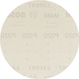 Bosch 5x EXPERT M480 schuurnet (voor Verf op hout, Hardhout, Ø 150 mm, Korrel 320, Professional Accessoires Excenterschuurmachine, Vlakschuurmachine)