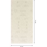 Bosch - Professional Expert M480 Schleifnetz für Schwingschleifer, 93 x 186 mm, g 80, 10-tlg. (2608900743)