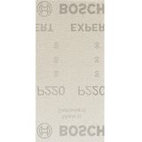 Bosch Professional 50x Expert M480 schuurnetten (voor Hardhout, Verf op hout, 93x186 mm, Korrel 220, accessoires Vlakschuurmachine)