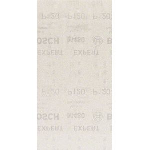 Bosch 10x EXPERT M480 schuurnet (voor Verf op hout, Hardhout, Ø 115x230 mm, Korrel 120, Professional Accessoires Vlakschuurmachine)