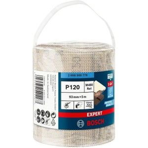 Bosch 1x EXPERT M480 schuurnetrollen (voor Verf op hout, Hardhout, 93 mm x 5 m, Korrel 120, Professional Accessoires Handmatig schuren)