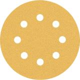Bosch 5x Expert C470 Schleifpapier mit 8 Löchern für Exzenterschleifer 115 mm G 80 - 2608900796