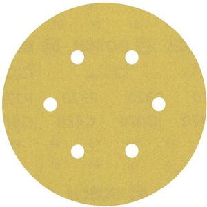 Bosch 5x Expert C470 Schleifpapier mit 6 Löchern für Exzenterschleifer 150 mm G 320 - 2608900820