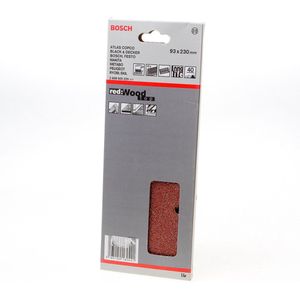 Bosch Schuurvel wood and paint 93 x 230mm K40 blister van 10 vellen