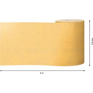 Bosch Professional 1x Expert C470 schuurpapierrollen (voor Hardhout, Verf op hout, Rolbreedte 115 mm, Lengte 5 m, Korrel 180, accessoires Handmatig schuren)