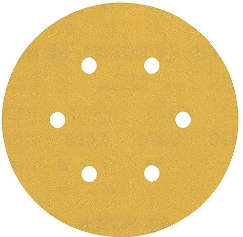 Bosch - Professional Expert C470 Schleifpapier Mehrloch für Exzenterschleifer, 150 mm, g 400, 5-tlg. (2608901110)