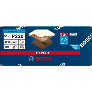 Bosch - Expert C470 - Schuurpapier - K220 - 50-delig