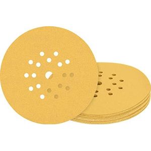 Bosch 25x EXPERT C470 schuurpapier met 19 gaten (voor Verf op hout, Hardhout, Ø 225 mm, Korrel 60, Professional Accessoires Gipsplaatschuurmachine)