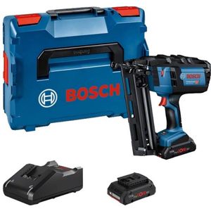Bosch Professional 18V System accutacker GNH 18V-64 M (max. nagel-Ø 1,6 mm, nagellengte 64 mm, 2x ProCORE18V 4.0Ah-accu, oplader GAL 18V-40, in L-BOXX 136)