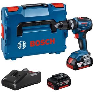 Bosch 18 V Combiboor | accuboormachine | 2x 4.0 Ah Accu | In Koffer | GSB 18v-55