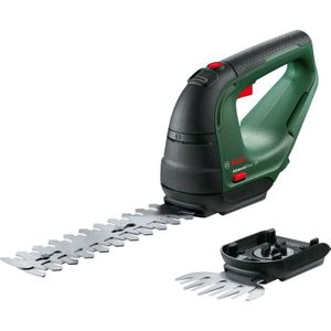 Bosch Home and Garden AdvancedShear 18V-10 grasschaar op batterijen (zonder batterij, 18 volt-systeem, maaiingen tot 85 m² per acculading, met struik en grasschaarmes, in doos)