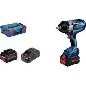 Bosch Blauw GDS 18V-1000 Professional Accu-slagmoersleutel | 1.000 Nm | Zonder accu en lader | In doos - 06019J8300