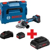 Bosch GWX 18V-15 C 18V Li-Ion Accu Haakse Slijpmachine Set (2x 5.5Ah) In L-Boxx