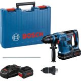 Bosch Professional GBH 18V-34 CF Accu Boorhamer - BITURBO - Met 2x 18 V Accu en Lader - In Koffer