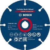 Bosch 2608901196 EXPERT Doorslijpschijf hardmetaal Multi Wheel 76 x 1 x 10 mm
