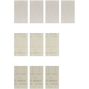 Bosch - Expert M480 - Schuurnetset - 80 x 133 mm - 10-delig