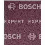 Bosch Professional 2x Expert N880 vliespads (voor Stalen platen, 115 x 140 mm, Mate van fijnheid grof A, accessoires Handmatig schuren)
