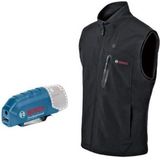 Bosch - Verwarmde Bodywarmer - Zwart - Stofmengeling - Softshell