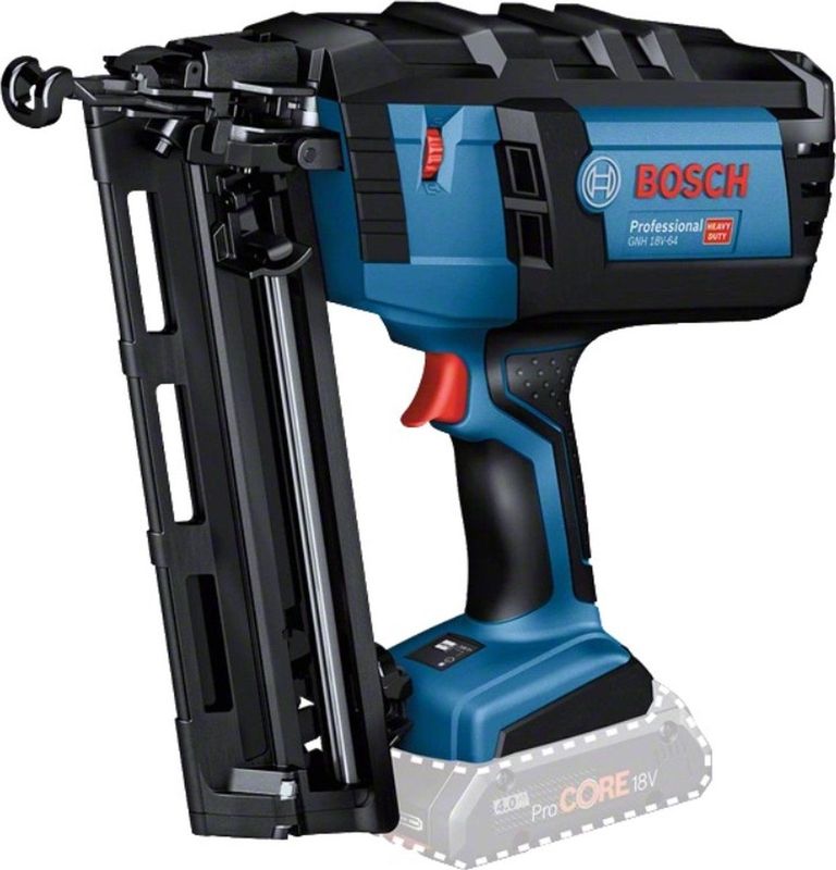 Bosch Blauw Gnh 18v 64 Professional  Accu Tacker  18v  Excl. Accu en Lader  in Doos 0601481100